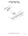 Diagram for 02 - Control Panel Parts