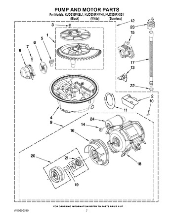 Diagram for KUDS35FXWH1