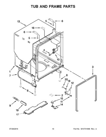 Diagram for WDF540PADB0