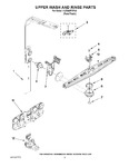 Diagram for 07 - Upper Wash And Rinse Parts