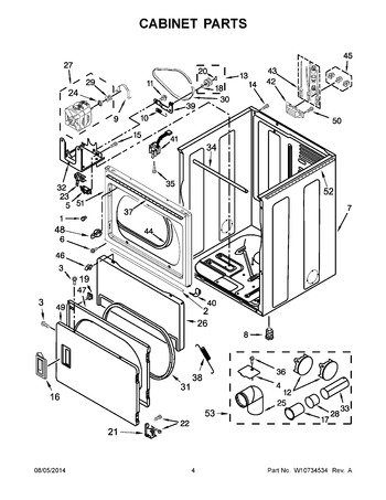 Diagram for 4KWED4900BW1