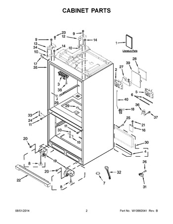 Diagram for WRF989SDAW03