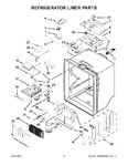 Diagram for 03 - Refrigerator Liner Parts