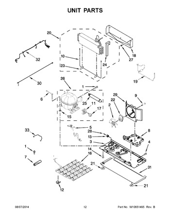 Diagram for WRF736SDAF12