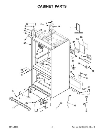 Diagram for WRX988SIBH01