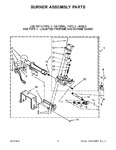 Diagram for 05 - Burner Assembly Parts