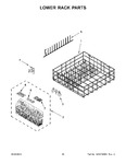 Diagram for 11 - Lower Rack Parts