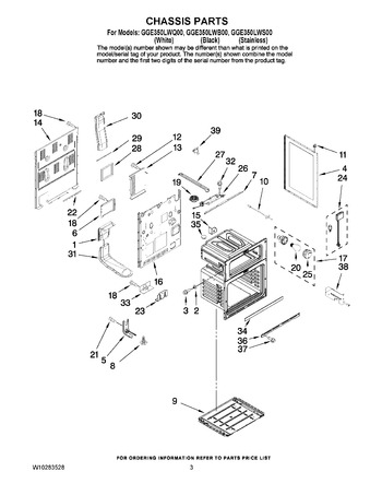 Diagram for GGE350LWB00