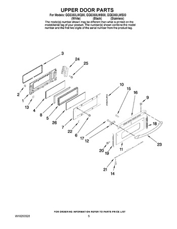 Diagram for GGE350LWB00