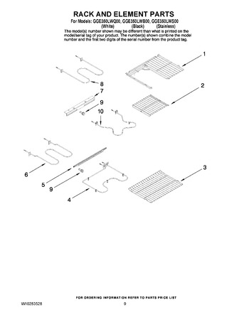 Diagram for GGE350LWB00