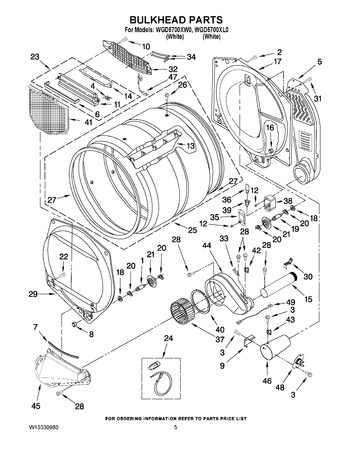 Diagram for WGD5700XW0