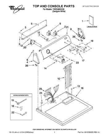 Diagram for YWED4800XQ0