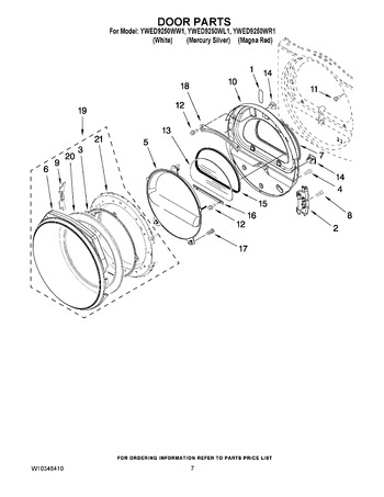 Diagram for YWED9250WL1