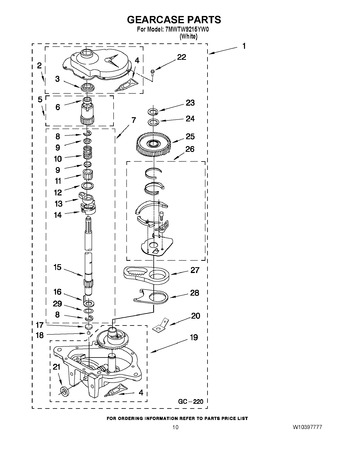 Diagram for 7MWTW9215YW0