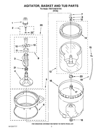 Diagram for 7MWTW9215YW0