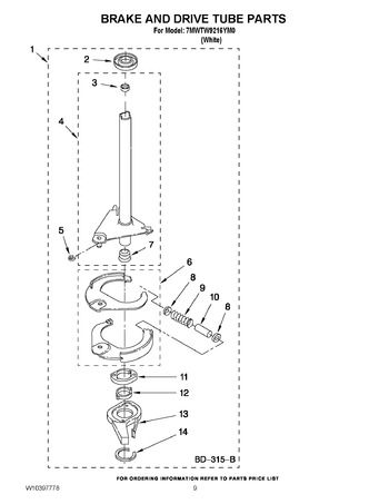 Diagram for 7MWTW9216YM0