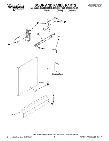 Diagram for GU3000XTXS2