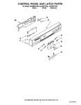 Diagram for 02 - Control Panel And Latch Parts