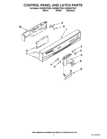 Diagram for GU3000XTXS2