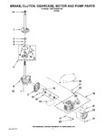 Diagram for 04 - Brake, Clutch, Gearcase, Motor And Pump Parts