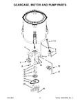 Diagram for 05 - Gearcase, Motor And Pump Parts