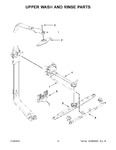 Diagram for 08 - Upper Wash And Rinse Parts