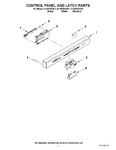 Diagram for 02 - Control Panel And Latch Parts