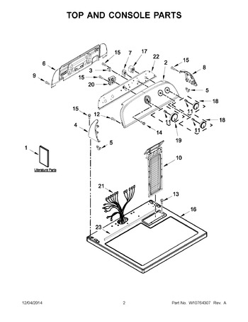 Diagram for WGD4810EW0