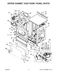 Diagram for 04 - Upper Cabinet And Front Panel Parts