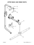 Diagram for 08 - Upper Wash And Rinse Parts