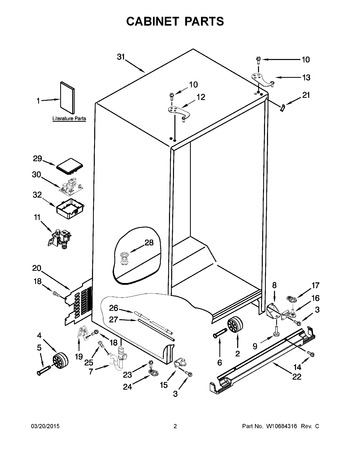 Diagram for WRS576FIDW00