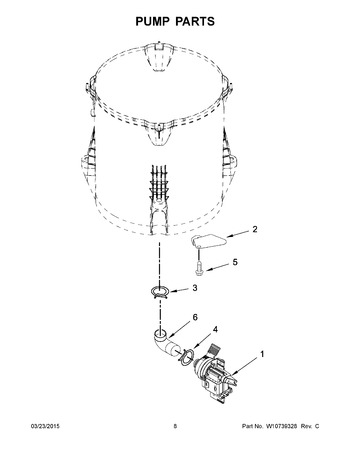 Diagram for WTW8000DW0