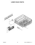 Diagram for 11 - Lower Rack Parts