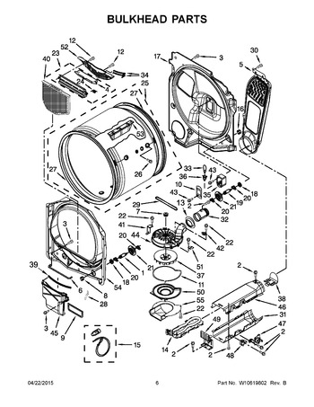 Diagram for WED8000BW0