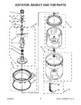 Diagram for 09 - Agitator, Basket And Tub Parts