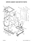 Diagram for 04 - Dryer Cabinet And Motor Parts