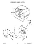 Diagram for 04 - Freezer Liner Parts