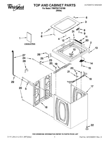 Diagram for 7MWTW1710YM0