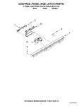 Diagram for 02 - Control Panel And Latch Parts