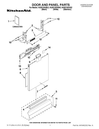 Diagram for KUDC10IXBL2