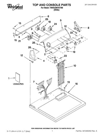 Diagram for 7MWGD9016YM0