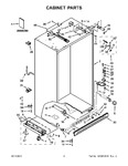 Diagram for 02 - Cabinet Parts