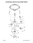 Diagram for 05 - Gearcase, Motor And Pump Parts