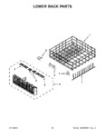 Diagram for 11 - Lower Rack Parts