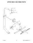 Diagram for 08 - Upper Wash And Rinse Parts