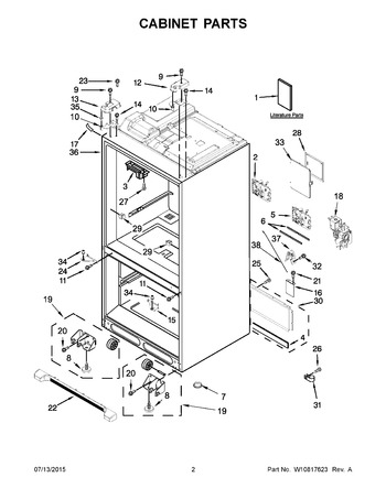 Diagram for WRF736SDAB13