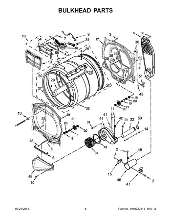 Diagram for WGD8500DW0