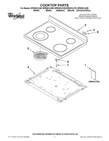 Diagram for WFE361LVD0