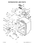 Diagram for 04 - Refrigerator Liner Parts