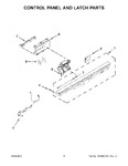 Diagram for 03 - Control Panel And Latch Parts